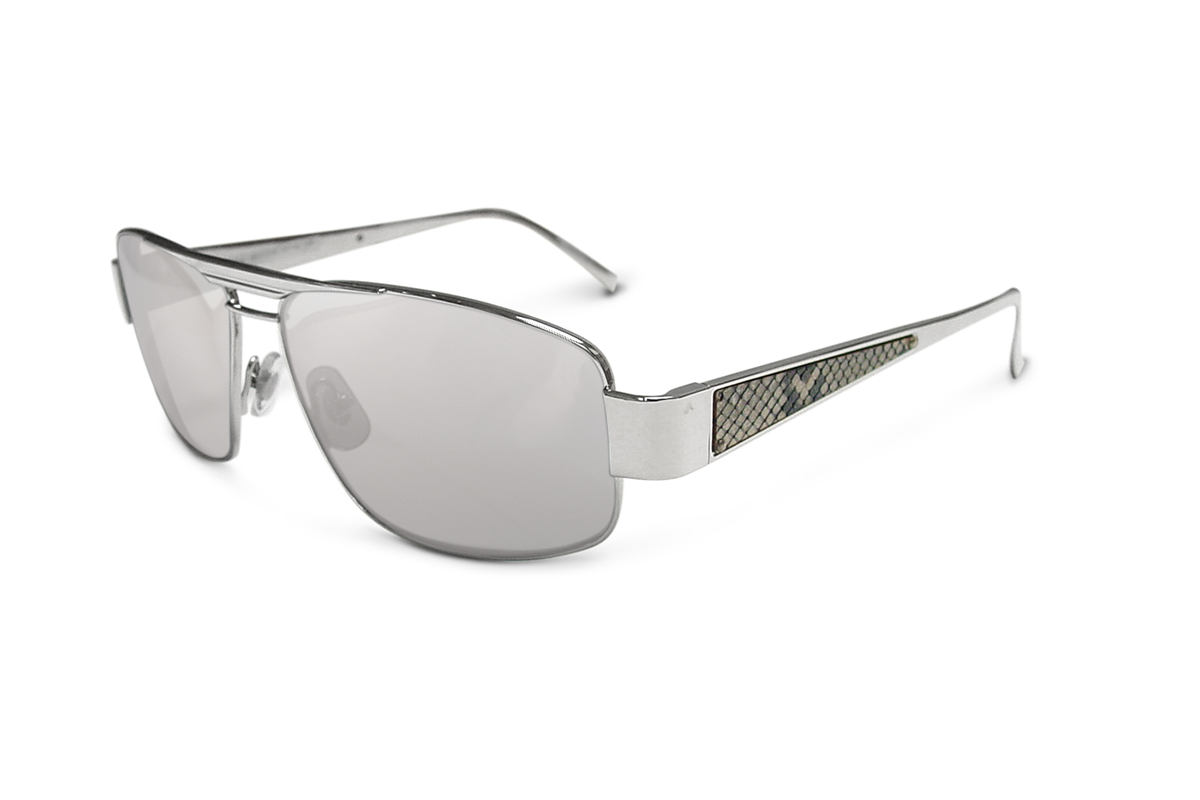 Sama Eyewear | Python w/Genuine Precious Metal Lenses | Sunglasses